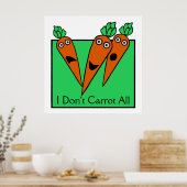 僕は全部ニンジンはしない ポスター (キッチン)