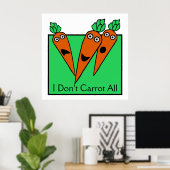 僕は全部ニンジンはしない ポスター (ホームオフィス)