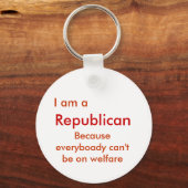 僕は共和党だ キーホルダー (正面)