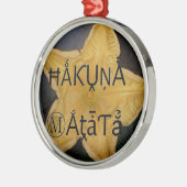 僕は内に秘めた星だ。 メタルオーナメント (左)