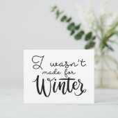 僕は冬用に作られていない ポストカード (スタンド正面)