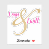 僕は出来る |カスタムビニール切り シール (シート)