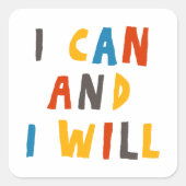 僕は出来る スクエアシール (正面)