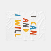 僕は出来る フリースブランケット (正面(横))