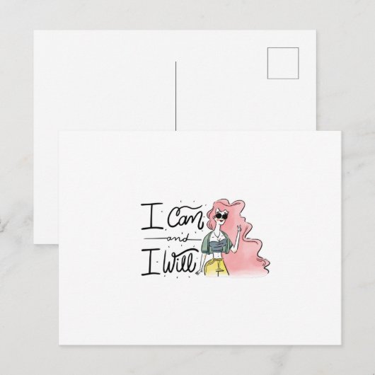 僕は出来る ポストカード (正面/裏面)