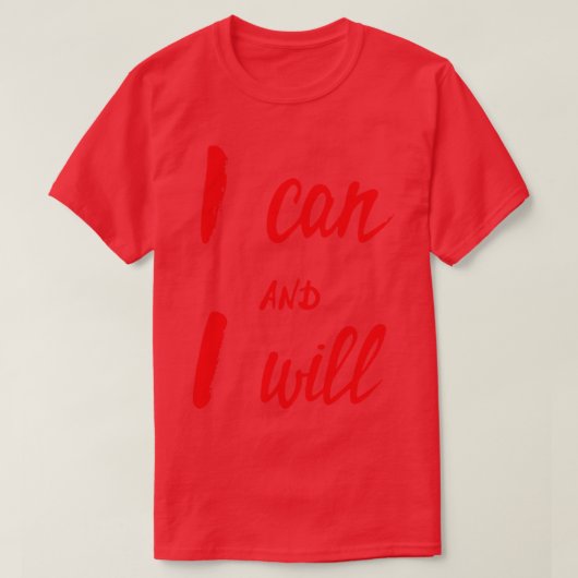 僕は出来る Tシャツ (デザイン正面)