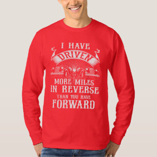 僕は前進よりも後ろ向きに数マイルも進んだ Tシャツ