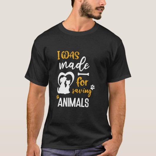 僕は動物救の為に作られた Tシャツ (正面)