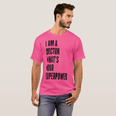 僕は医者だから君の超大国は何だ Tシャツ (正面フル)