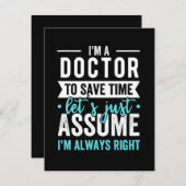 僕は医者だ救よ、僕は新しいと仮定しよう セーブザデート (正面/裏面)