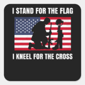 僕は十字架の旗手に立つ スクエアシール (正面)