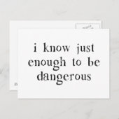 僕は危ないくらいはわかっている ポストカード (正面/裏面)