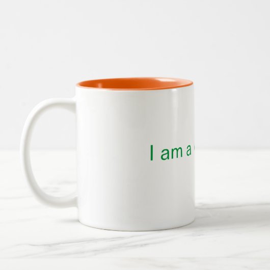 僕は反逆的なコーヒーマグだ ツートーンマグカップ (左)