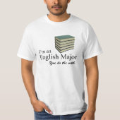 僕は君が数学を専攻のやる英語だ Tシャツ (正面)