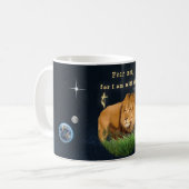 僕は君と共にいないのだから恐れ入る コーヒーマグカップ (正面左)