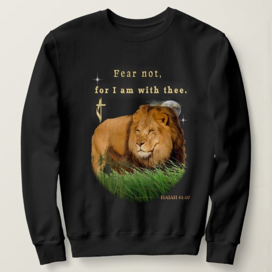 僕は君と共にいないのだから恐れ入る スウェットシャツ (デザイン正面)