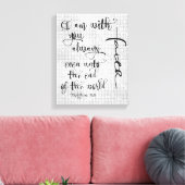 僕は君と常に聖句クリスチャンだ キャンバスプリント (インサイチュ (リビング))