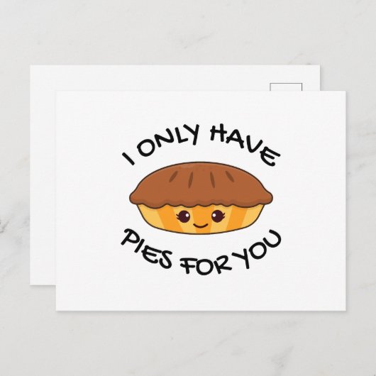 僕は君のためだけにパイを持っている ポストカード (正面/裏面)