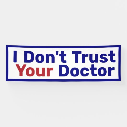 僕は君の医者を信用しない 横断幕 (横)