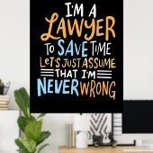 僕は君の時間を守救る弁護士だ ポスター (ホームオフィス)