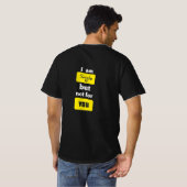 僕は君の独身の為にはならぬ Tシャツ (裏面フル)