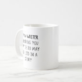 僕は君の言うことや言うことなら何でも書く人だ コーヒーマグカップ (正面左)