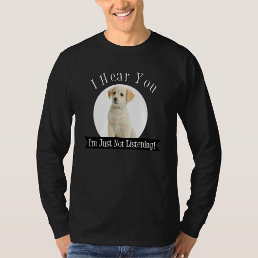 僕は君の言う事を聞聞く Tシャツ (正面)