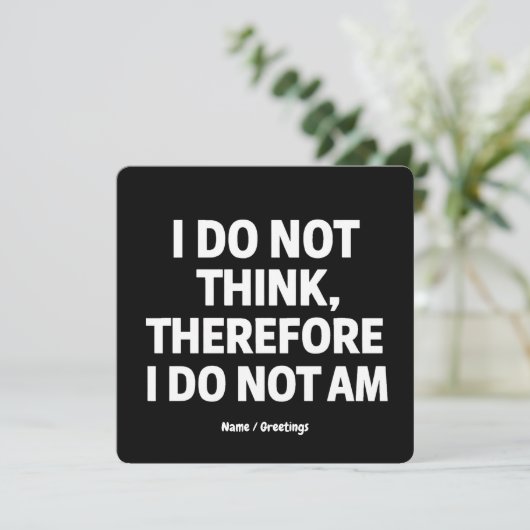 僕は哲学考えではない 招待状 (スタンド正面)