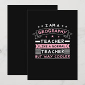 僕は地理先生 招待状 (正面/裏面)