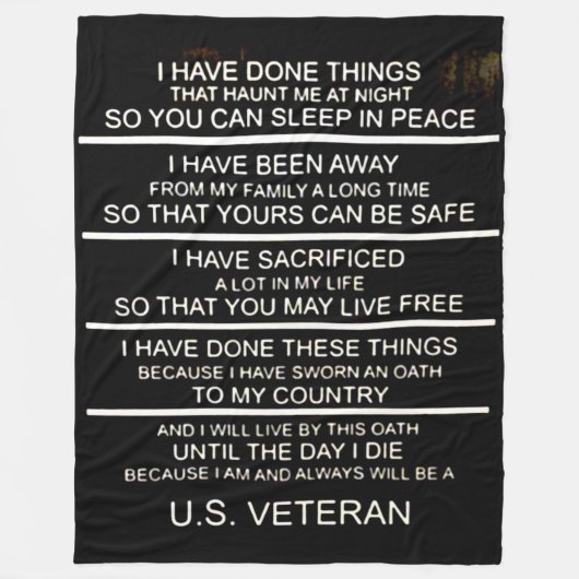 僕は夜の身に降りかかることをやった フリースブランケット (正面)