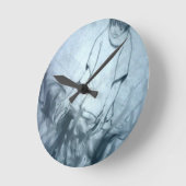 僕は夢を見るマンガ ラウンド壁時計 (傾斜)