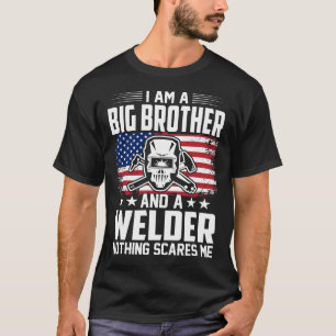 僕は大きな兄弟で温かい人でもぞっとする Tシャツ