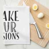 僕は大きな決心をする キッチンタオル (四つ折り)