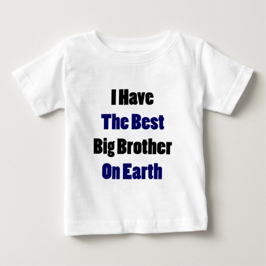 僕は大兄最高の弟を生んだ ベビーTシャツ (正面)