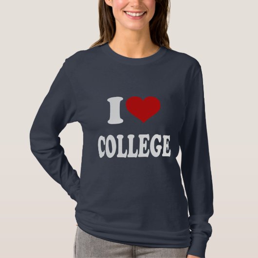 僕は大学が好きだ Tシャツ (正面)