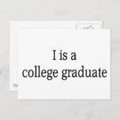 僕は大学を卒業した 案内ポストカード (正面/裏面)