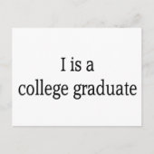 僕は大学を卒業した 案内ポストカード (正面)