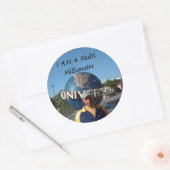 僕は大富豪数々のだ ラウンドシール (封筒)