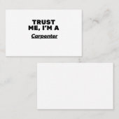 僕は大工だ 名刺 (正面/裏面)