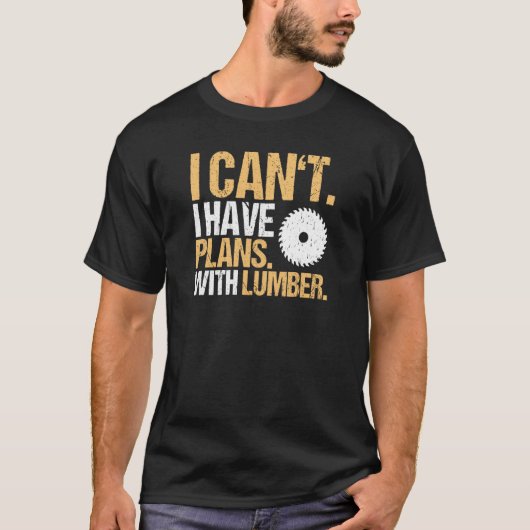 僕は大工の計画がある Tシャツ (正面)