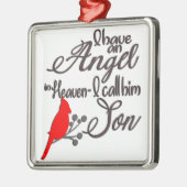 僕は天使を天国に入れる メタルオーナメント (左)