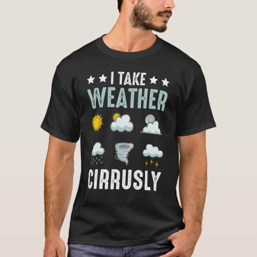 僕は天気予報を受ける Tシャツ (正面)