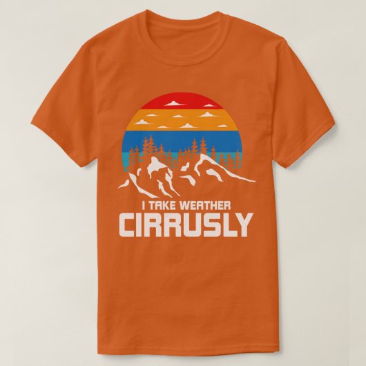 僕は天気予報を受ける Tシャツ (デザイン正面)
