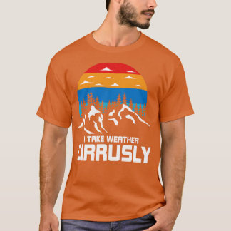 僕は天気予報を受ける Tシャツ