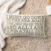 僕は天然の海枕へ行かねばならない ランバークッション (ブランケット)