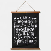 僕は女だから偉いのが僕の一部だ 吊り下げ型タペストリー (正面)