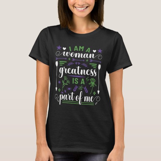 僕は女だから偉いのが僕の一部だ Tシャツ (正面)