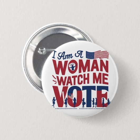 僕は女だから投票を見ている 缶バッジ (正面&裏面)