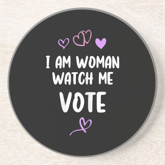 僕は女で投票を見ている コースター (正面)