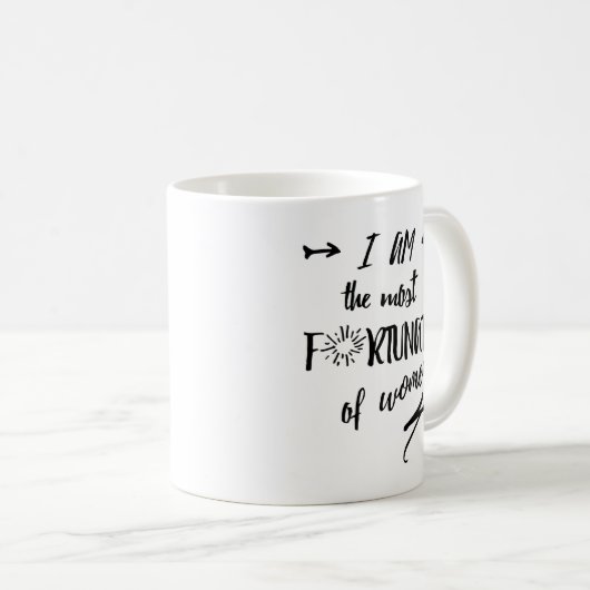 僕は女の中で一番幸福だ コーヒーマグカップ (正面右)